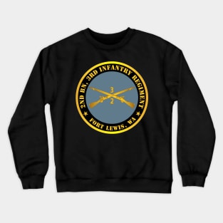 2nd Bn 3rd Infantry Regiment - Ft Lewis, WA w Inf Branch Crewneck Sweatshirt